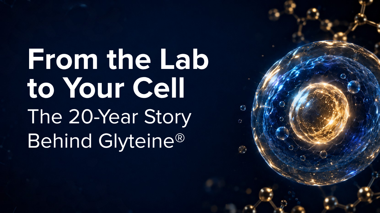 From The Lab To Your Cell: The 20-Year Story Behind Glyteine® — Glyteine, cover image