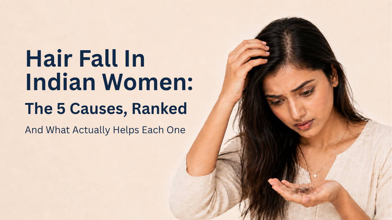 Hair Fall in Indian Woman: The 5 Causes, Ranked — Label Looker, cover image