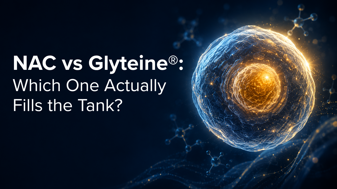 NAC vs Glyteine®: Which One Actually Fills the Tank? — Glutathione, cover image