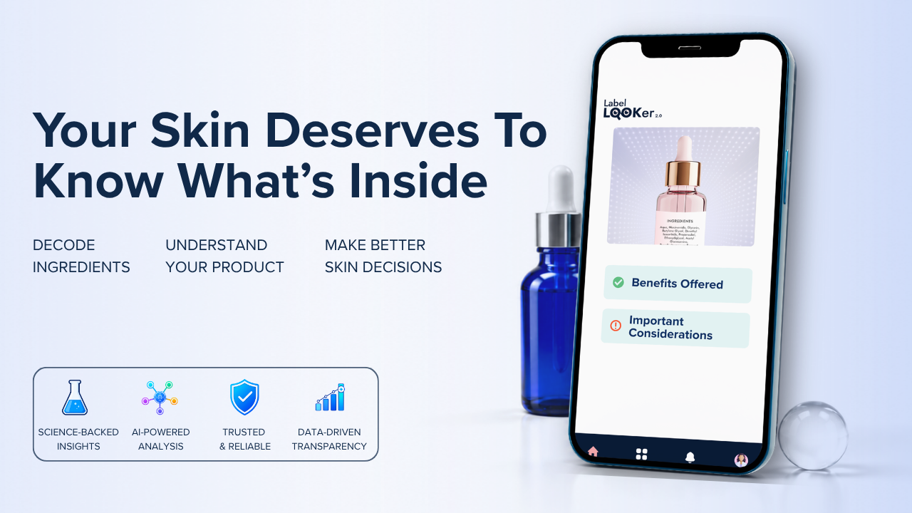 Your Skin Deserves To Know What's Inside — Label Looker, cover image