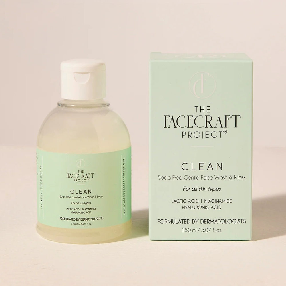 Clean - Soap free gentle face cleanser cum mask - image 3