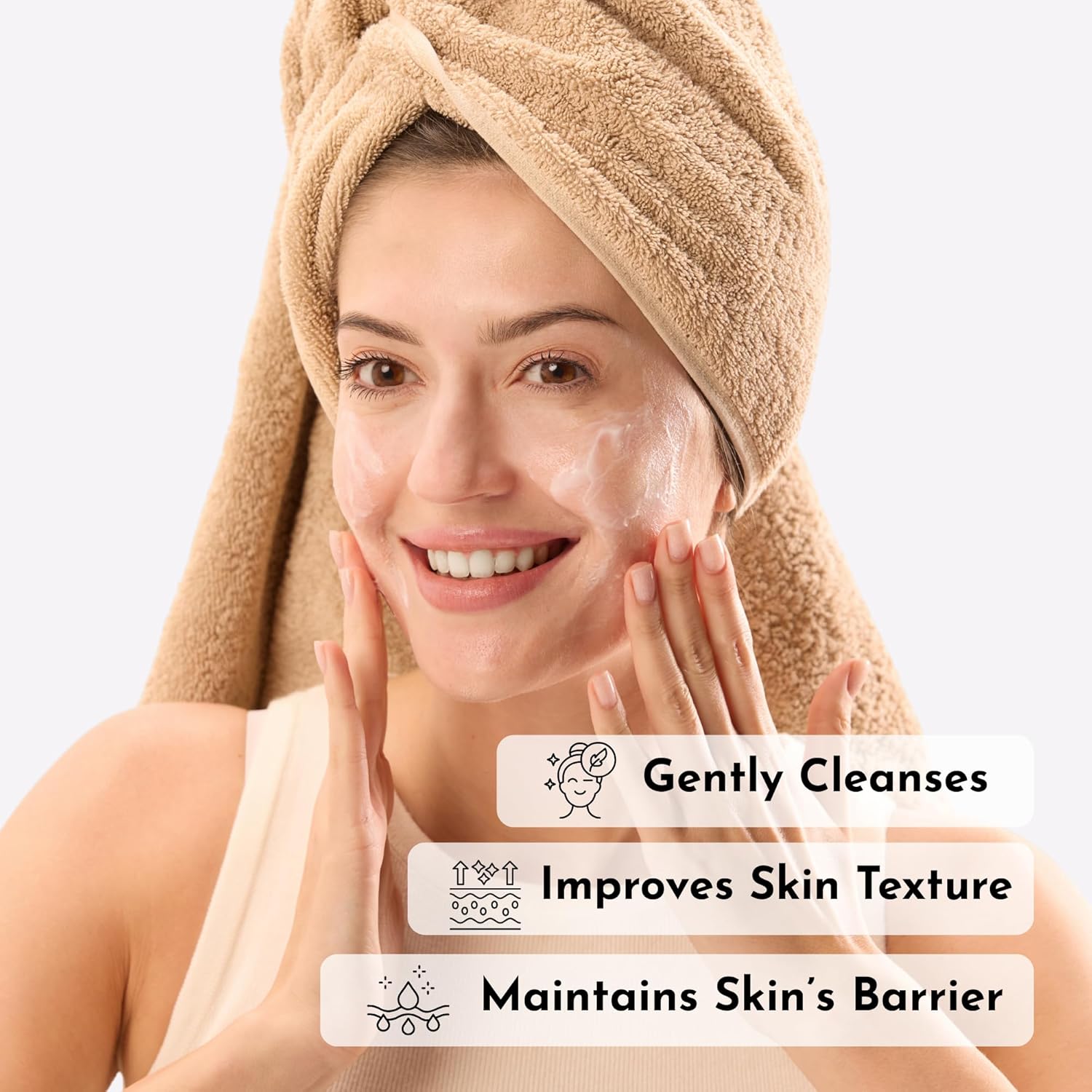 Clean - Soap free gentle face cleanser cum mask - image 5