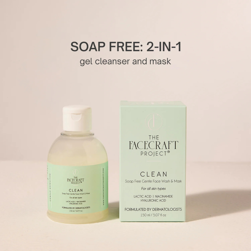 Clean - Soap free gentle face cleanser cum mask - image 4