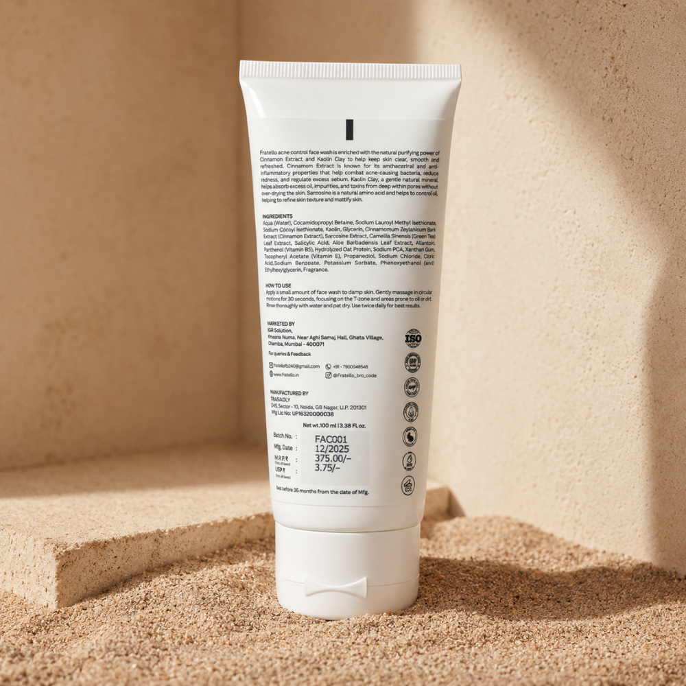 Fratello Acne Control Facewash - image 3